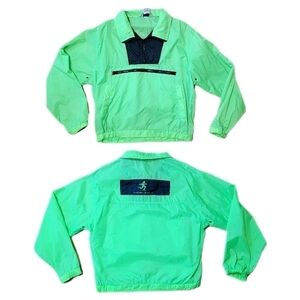 Vintage 90s Neon Windbreaker Jacket